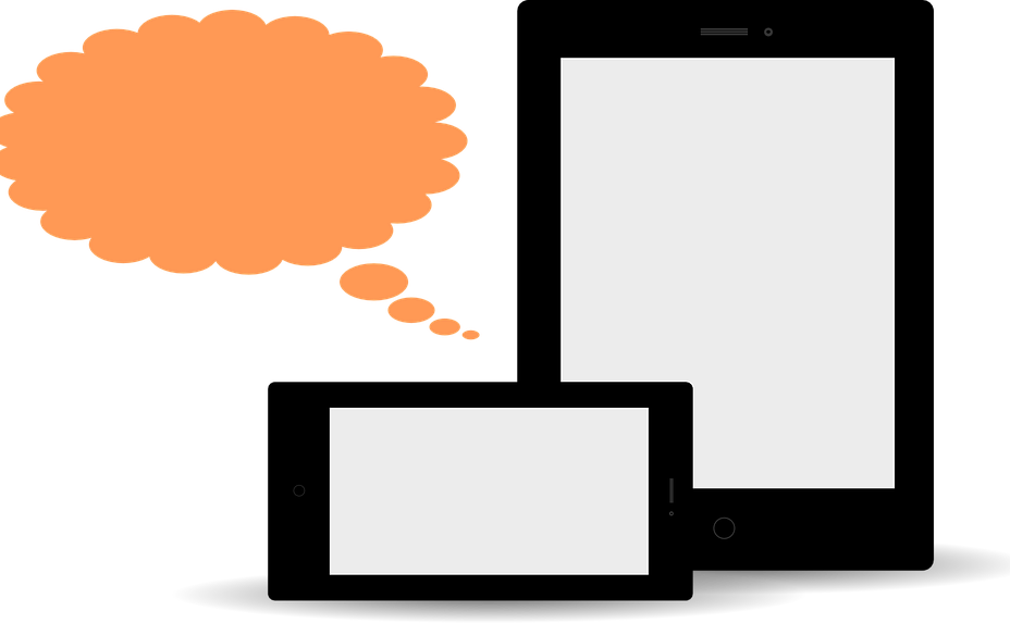 hand phone illustration 2
